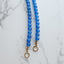 Blue Agate Open Loop Necklace