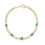 Emerald Lady Curb Bracelet