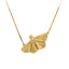 Gold Moth Necklace