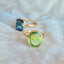 Green Spinel Candy Ring