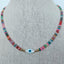 Rainbow Evil Eye Opal Necklace