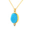 Turquoise Scarab Necklace