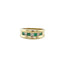 Diamond Emerald Band Ring