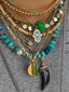Open Loop Turquoise Mix Necklace