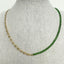 Green Tsavorite Halfsies Necklace