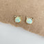Kitty Stud Earrings - Opal