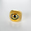 XL Signet Eye Ring - Green