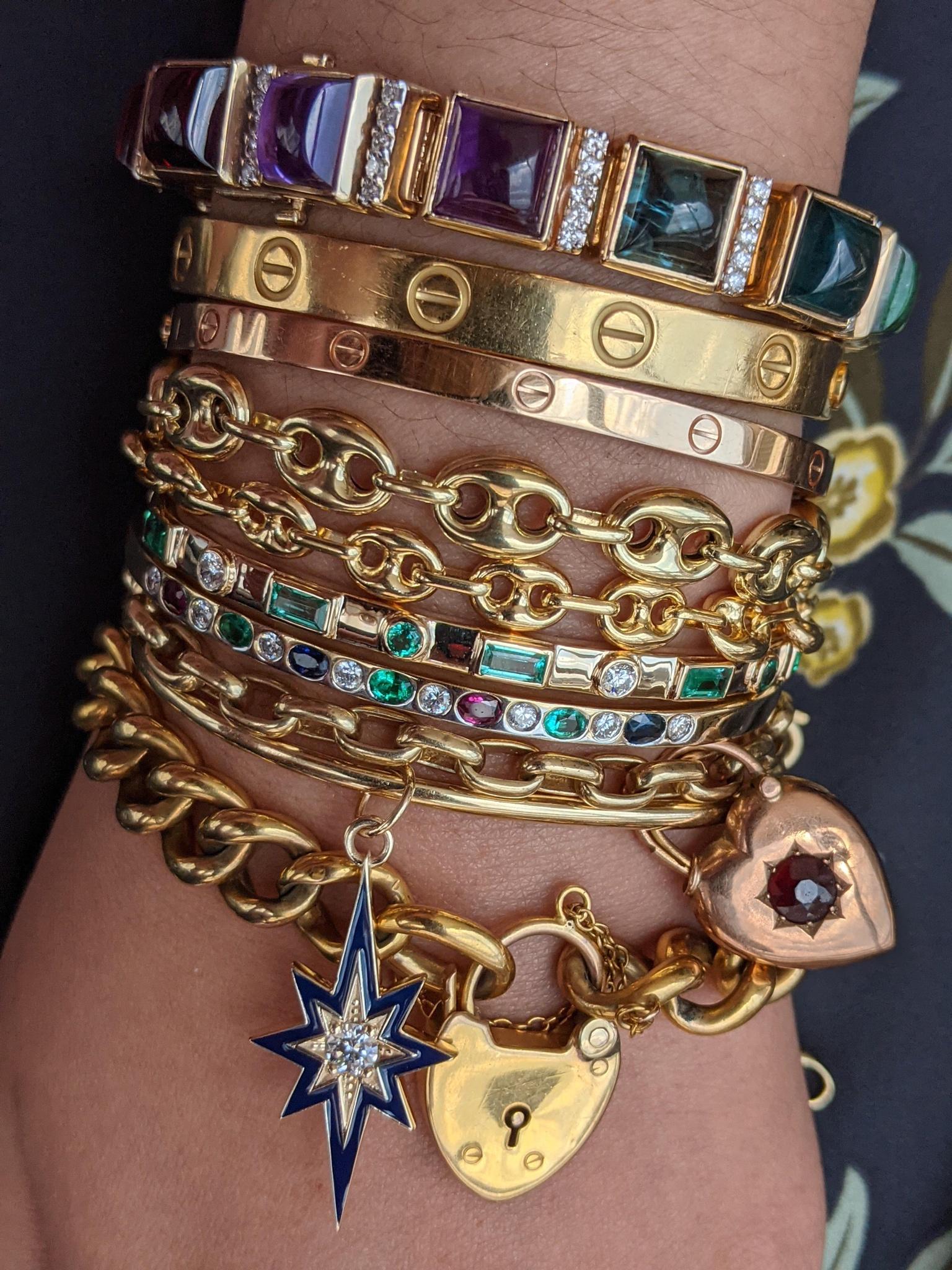 Puffy Mariner Link Bracelet – KatMojo Jewelry