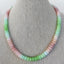 Green Apple Cotton Candy Opal Necklace