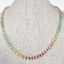 Rainbow Knotted Crystal Necklace