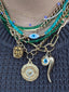 Evil Eye Ethiopian Opal Necklace