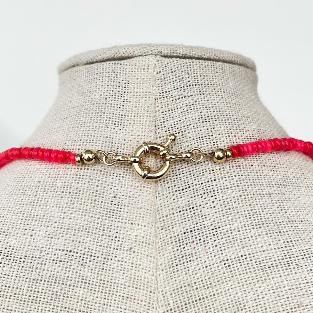 Ethiopian Red Opal Necklace – KatMojo Jewelry